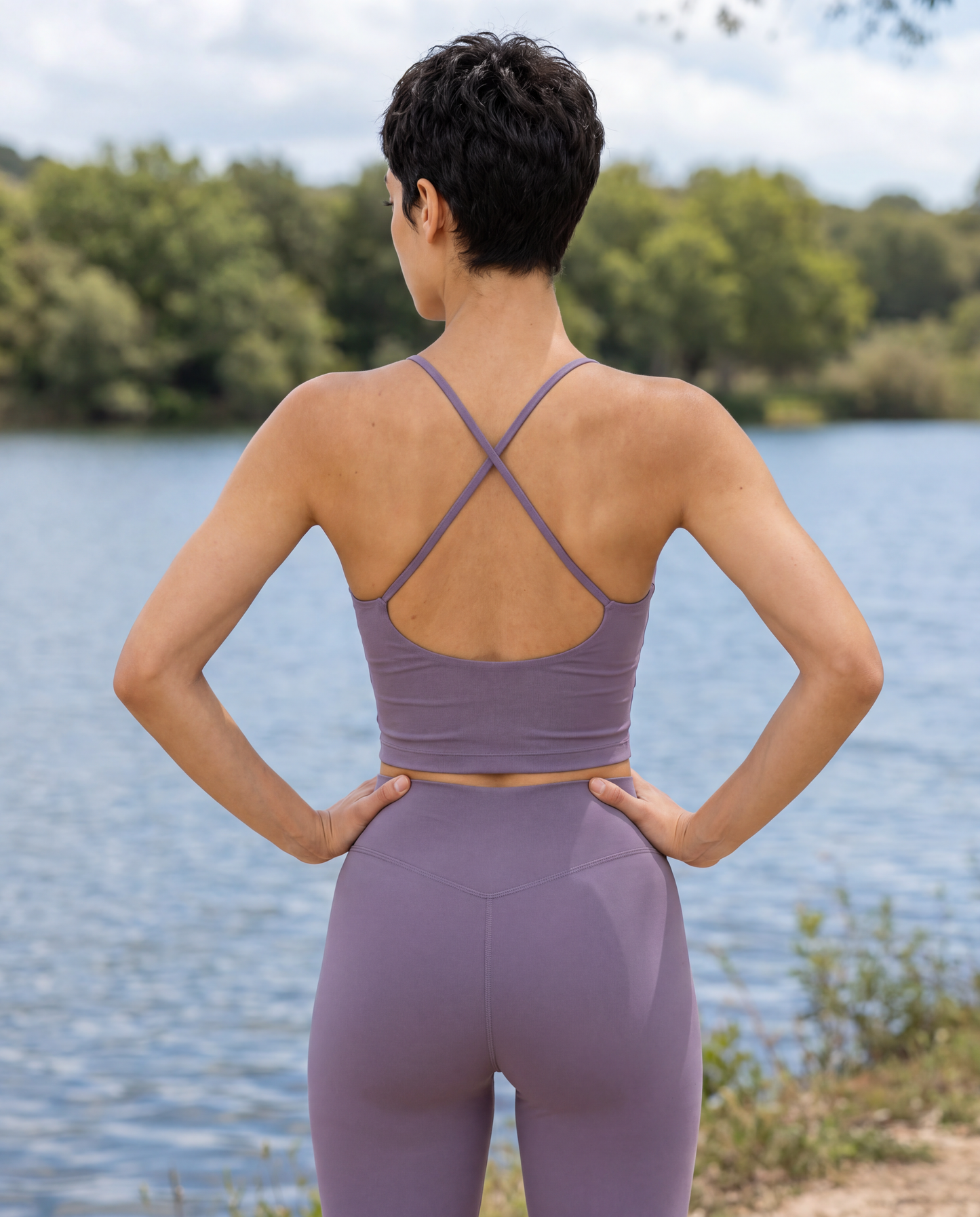 Top Seamless Cross Back