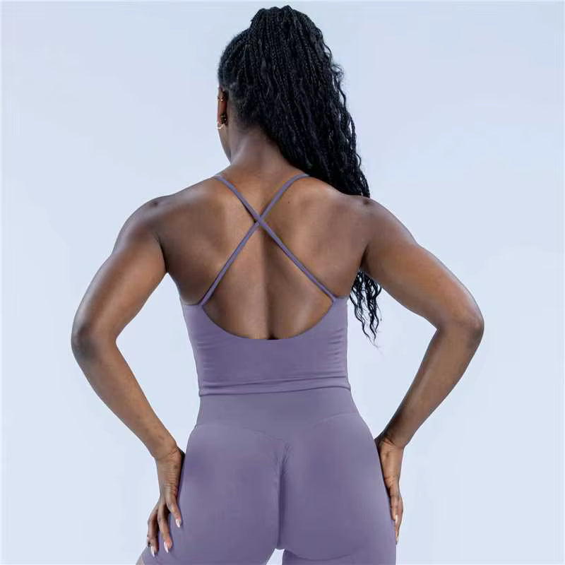 Top Seamless Cross Back