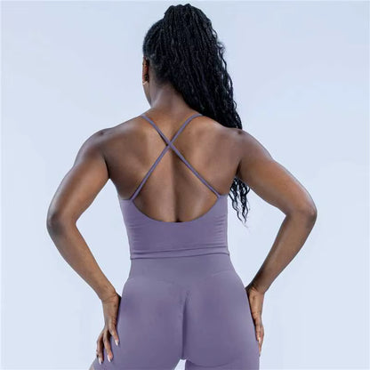 Top Seamless Cross Back