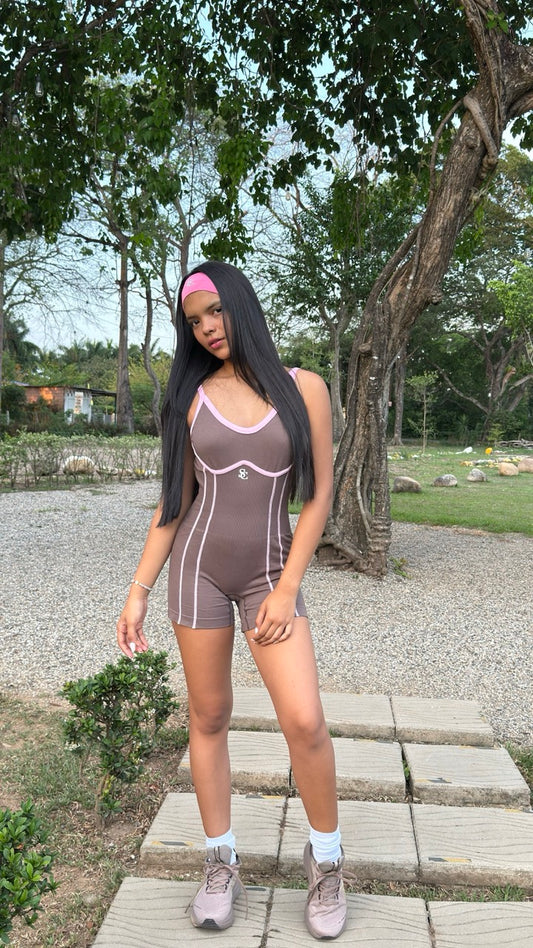 Enterizo Seamless Open Back